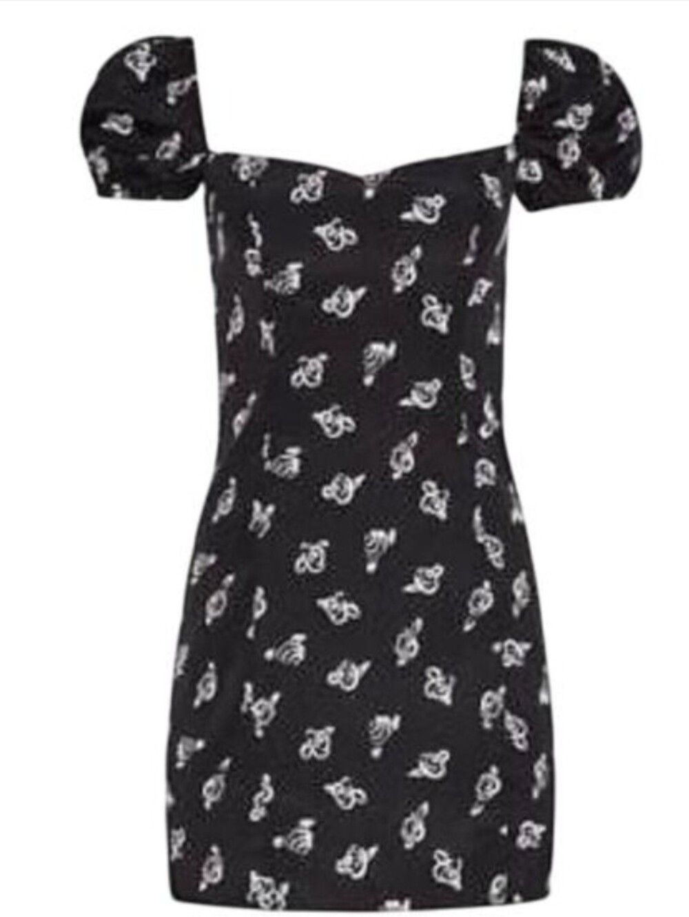 LIKELY Cavanaugh Sweetheart Rose Floral Puff Sleeve Shift Dress